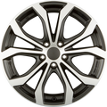 Alutec W10 Racing-Schwarz Frontpoliert Alufelge 9x20 Zoll ET43 LK 5x120 ML72.6