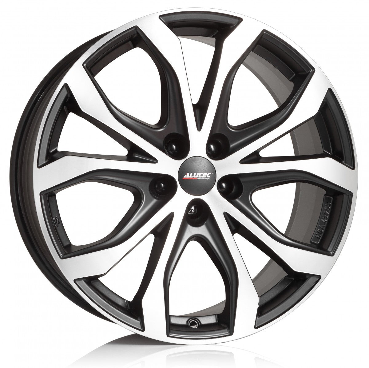 Alutec W10 racing-schwarz frontpoliert 9x20 ET43 - LK5/120 ML65.1
