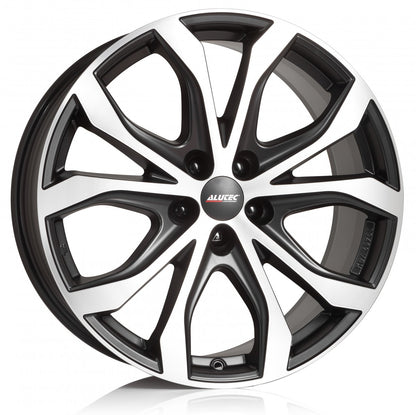 Alutec W10 racing-schwarz frontpoliert 9x20 ET43 - LK5/120 ML65.1