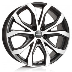 Alutec W10X racing-schwarz frontpoliert Alufelge 8x18 Zoll ET45 LK 5x108 ML70.1