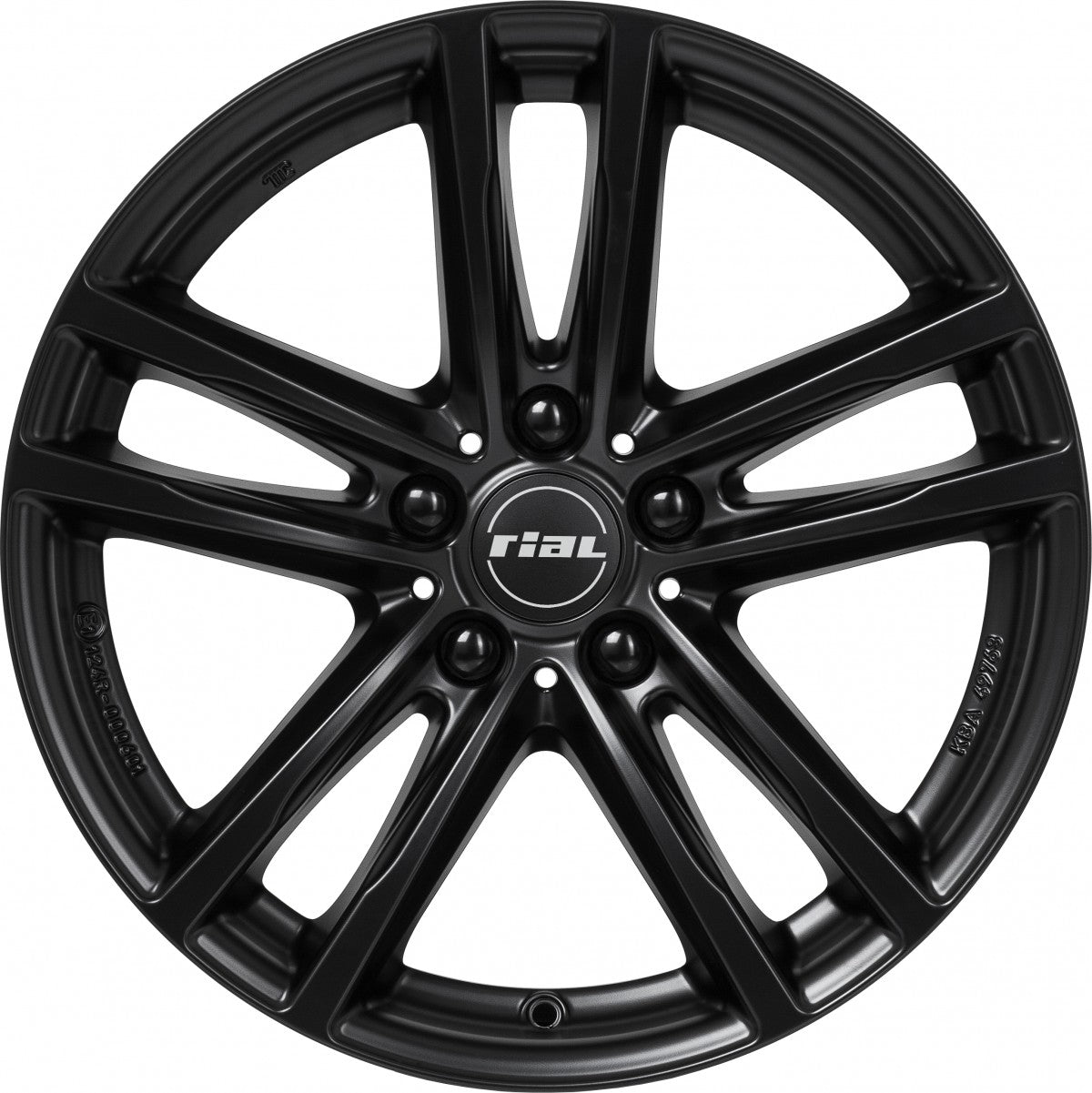 Rial X10 racing-schwarz Alufelge 5x19 Zoll ET43 LK 5x112 ML66.5 – Bild 3