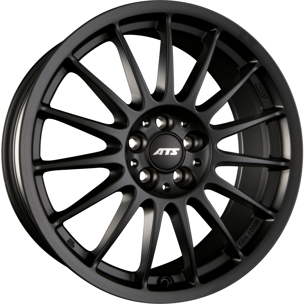 ATS Streetrallye Racing Schwarz Alufelge 7.5x18 Zoll ET48 LK 4x100 ML63.3 – Bild 2
