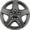 Alutec Grip (Transporter) Graphit Alufelge 6.5x16 Zoll ET50 LK 5x112 ML66.6
