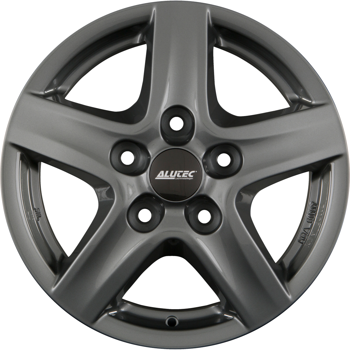 Alutec Grip (Transporter) Graphit Alufelge 6.5x16 Zoll ET50 LK 5x112 ML66.6