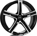 Rial Quinto diamant-schwarz-frontpoliert Alufelge