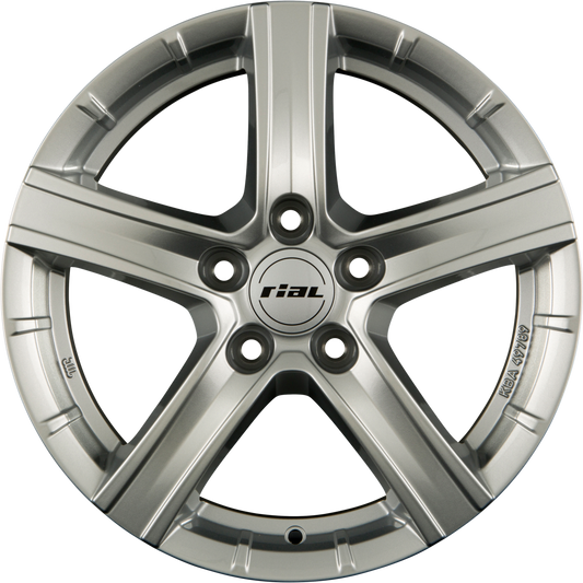 Rial Quinto Polar-Silber Alufelge 9x19 Zoll ET48 LK 5x120 ML74.1