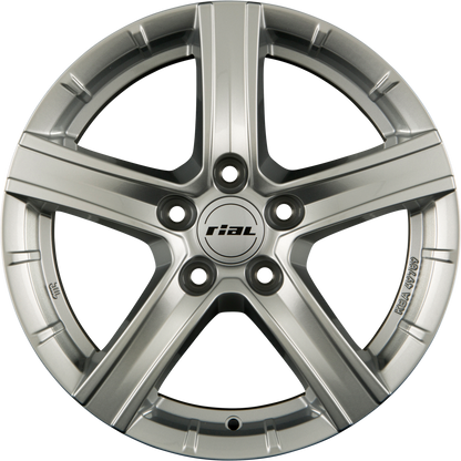 Rial Quinto Polar-Silber Alufelge 9x19 Zoll ET48 LK 5x120 ML74.1