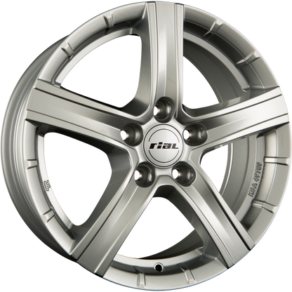 Rial Quinto Polar-Silber Alufelge 9x19 Zoll ET48 LK 5x120 ML74.1 – Bild 2