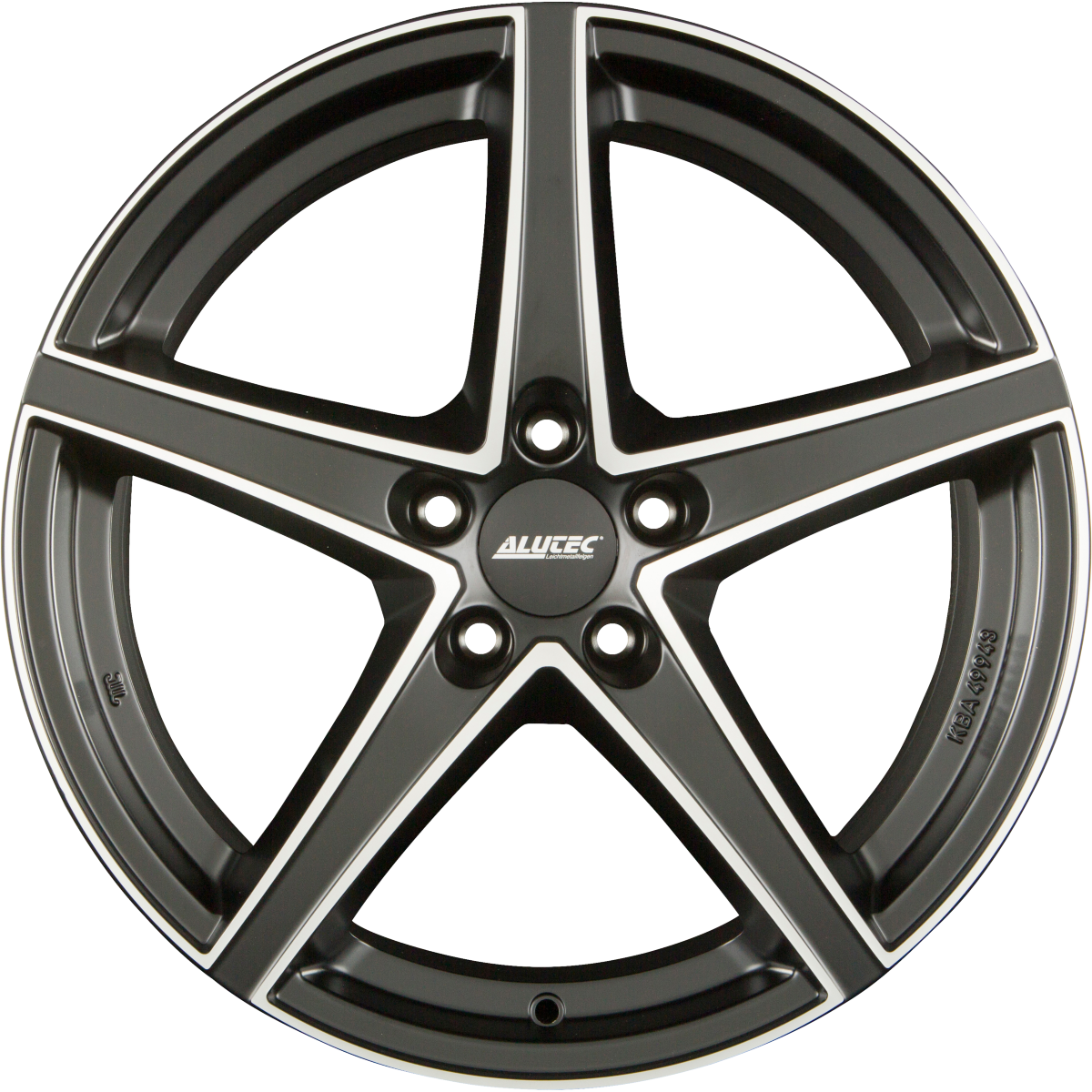 Alutec Raptr Racing-Schwarz Frontpoliert Alufelge 8x18 Zoll ET45 LK 5x108 ML70.1