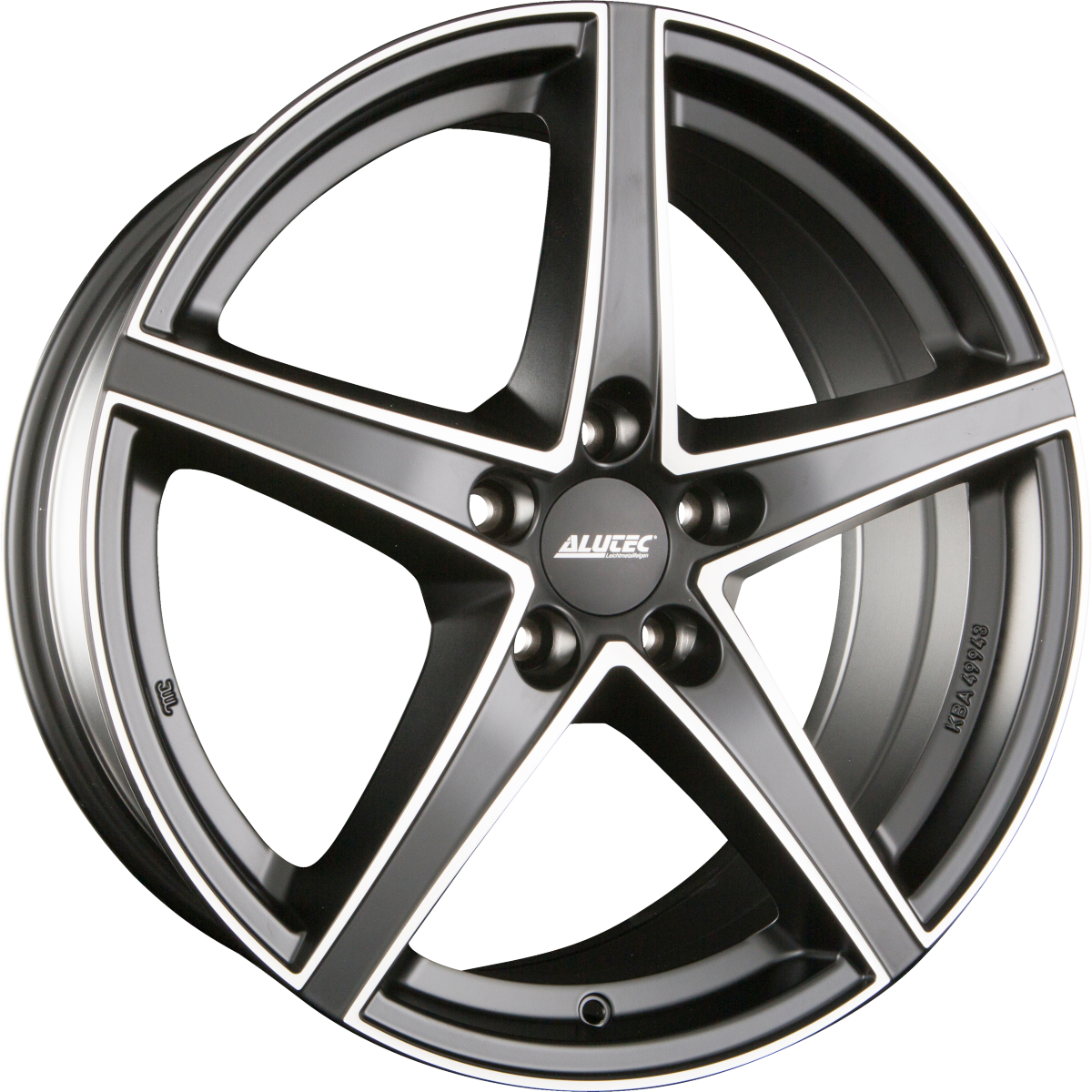 Alutec Raptr Racing-Schwarz Frontpoliert Alufelge 8x18 Zoll ET45 LK 5x108 ML70.1 – Bild 2