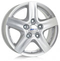 Alutec Grip Transporter polar-silber Alufelge 6.5x16 Zoll ET48 LK 5x114.3 ML66.1