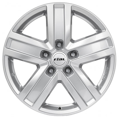 Rial Transporter polar-silber Alufelge 6.5x16 Zoll ET60 LK 5x160 ML65.1 – Bild 2