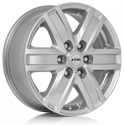 Rial Transporter polar-silber Alufelge 6.5x16 Zoll ET60 LK 5x160 ML65.1 – Bild 3