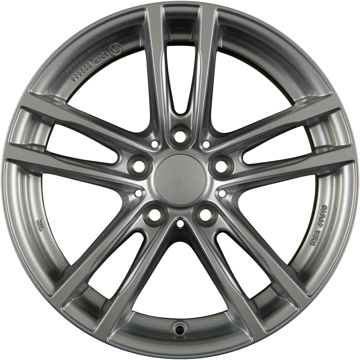 Rial X10 Polar-Silber Alufelge 7x17 Zoll ET50 LK 5x120 ML72.6