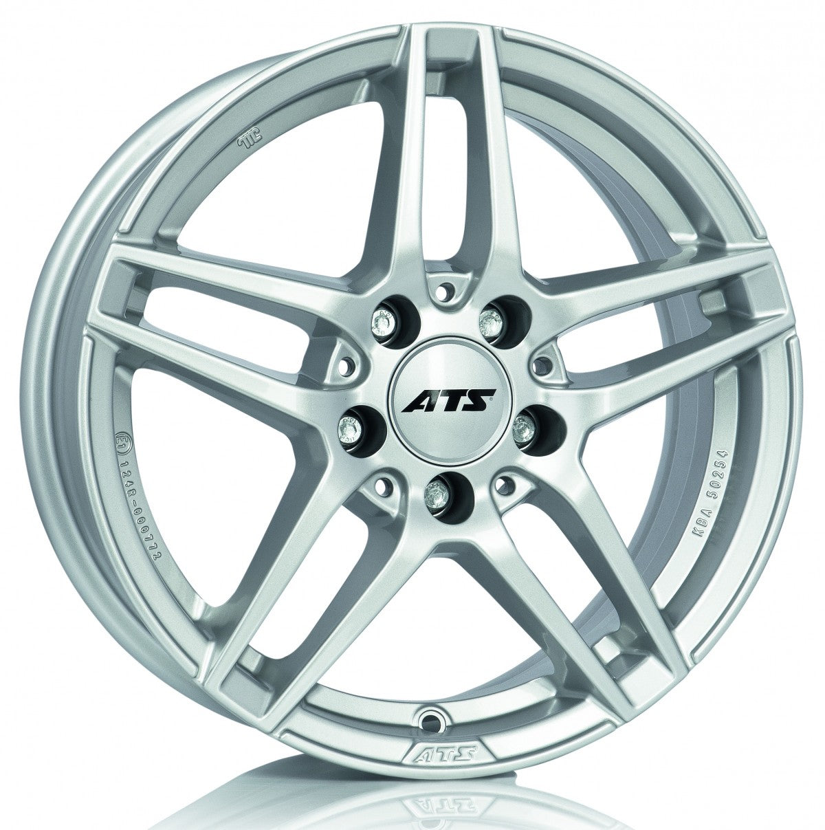 ATS Mizar polar-silber 7x17 ET48.5 - LK5/112 ML66.5