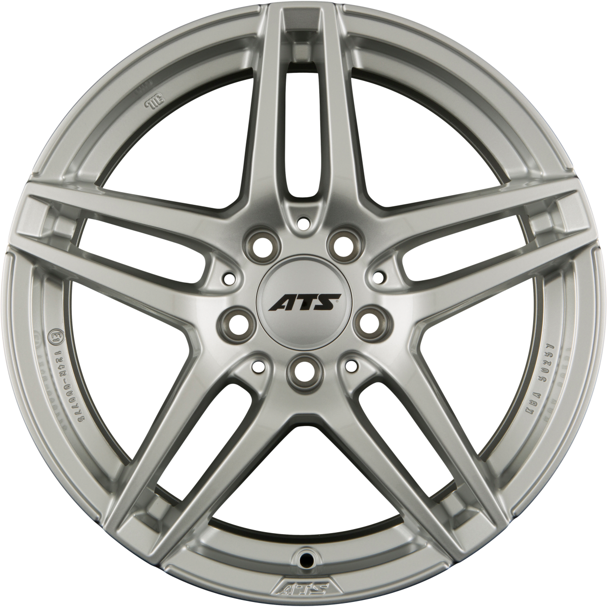 ATS Mizar Polar-Silber Alufelge 8.5x18 Zoll ET48 LK 5x112 ML66.6