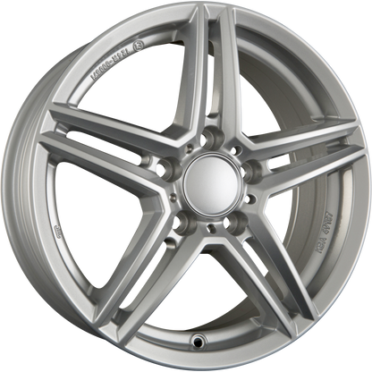 Rial M10 Polar-Silber Alufelge 7x16 Zoll ET48 LK 5x112 ML66.6 – Bild 2