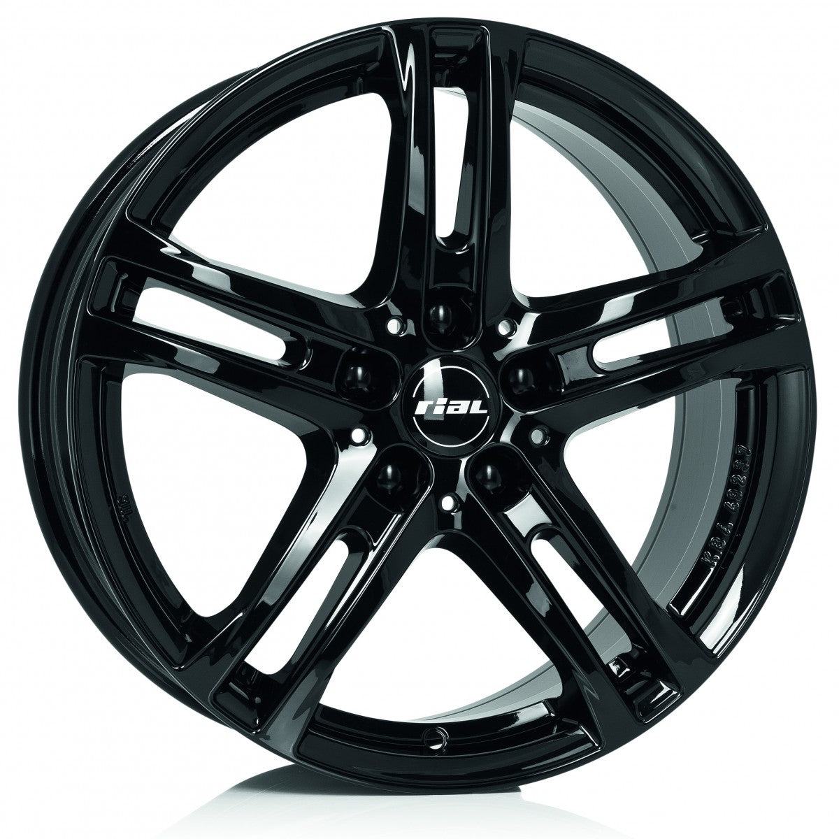 Rial Bavaro diamant-schwarz Alufelge 6.5x16 Zoll ET38 LK 5x114.3 ML70.1