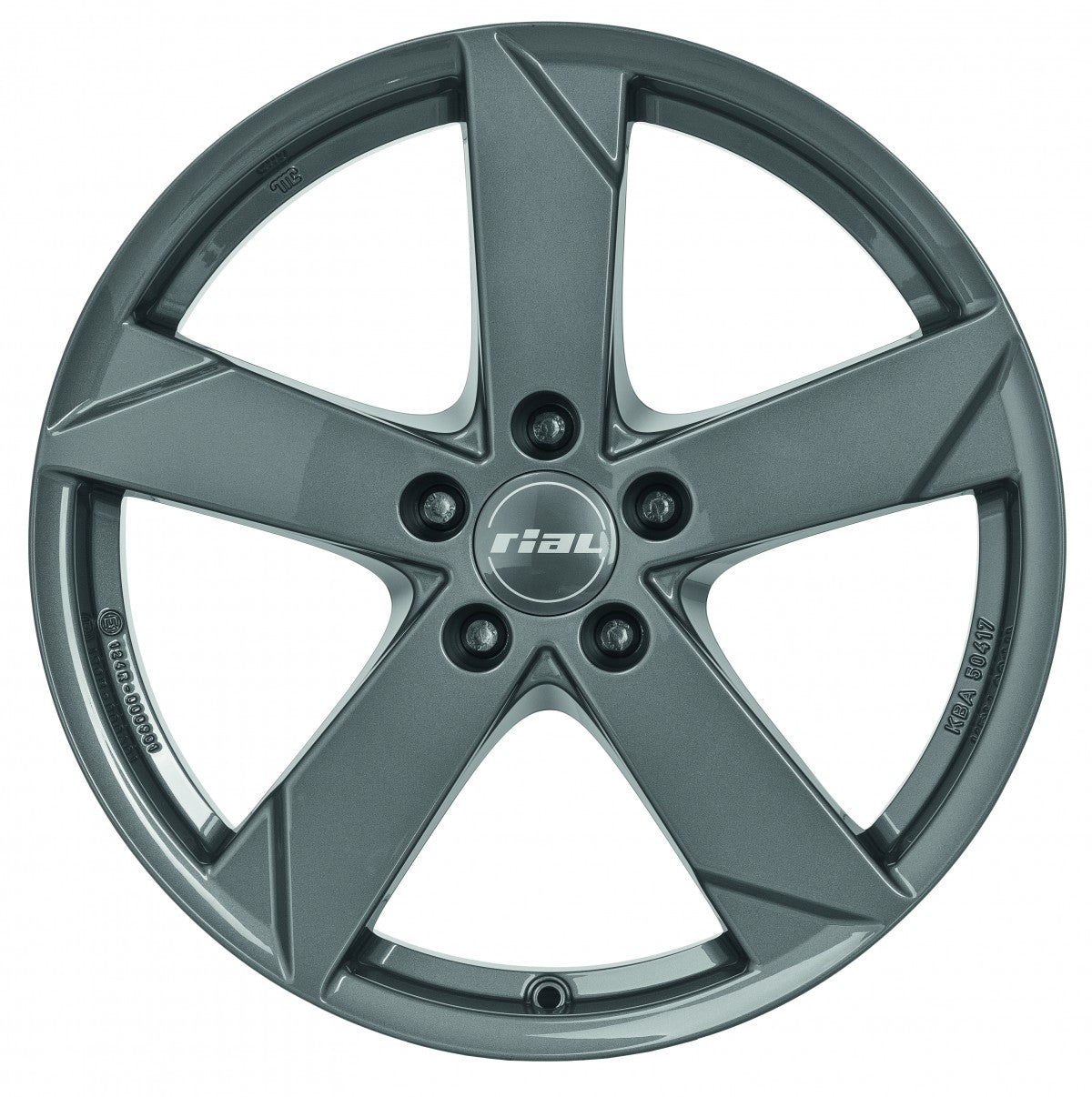 Rial Kodiak graphit Alufelge 6.5x16 Zoll ET50 LK 5x114.3 ML67.1 – Bild 2