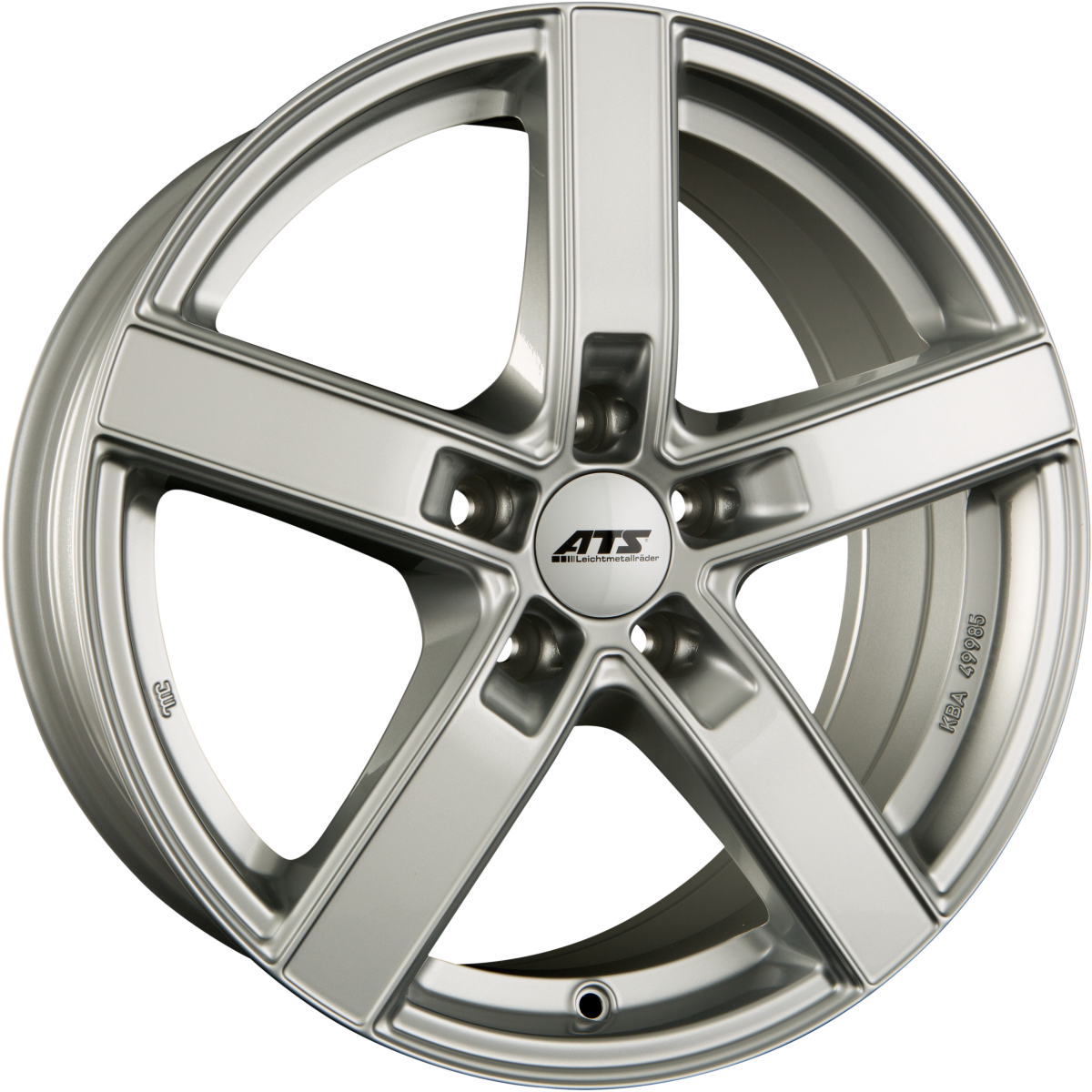 ATS Emotion Polar-Silber Alufelge 7x16 Zoll ET50 LK 5x108 ML63.4 – Bild 2