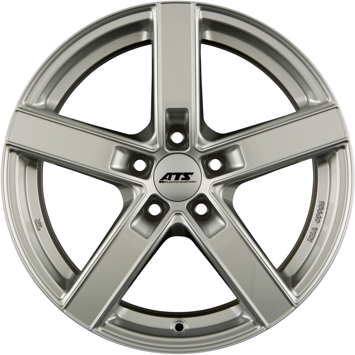 ATS Emotion Polar-Silber Alufelge 7.5x17 Zoll ET37 LK 5x120 ML72.6