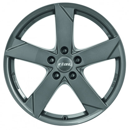 Rial Kodiak graphit Alufelge 7x17 Zoll ET39 LK 5x112 ML57.1 – Bild 2