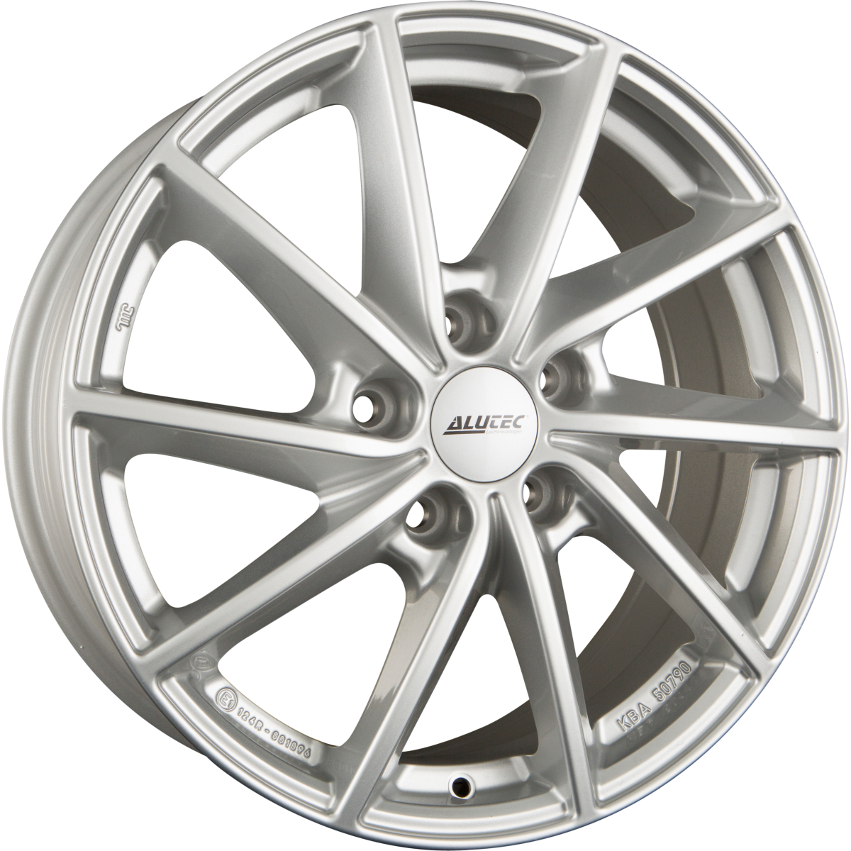 Alutec Singa Polar-Silber Alufelge 6.5x16 Zoll ET45 LK 5x114.3 ML64.1 – Bild 2