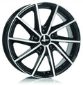Alutec Singa diamant-schwarz frontpoliert Alufelge