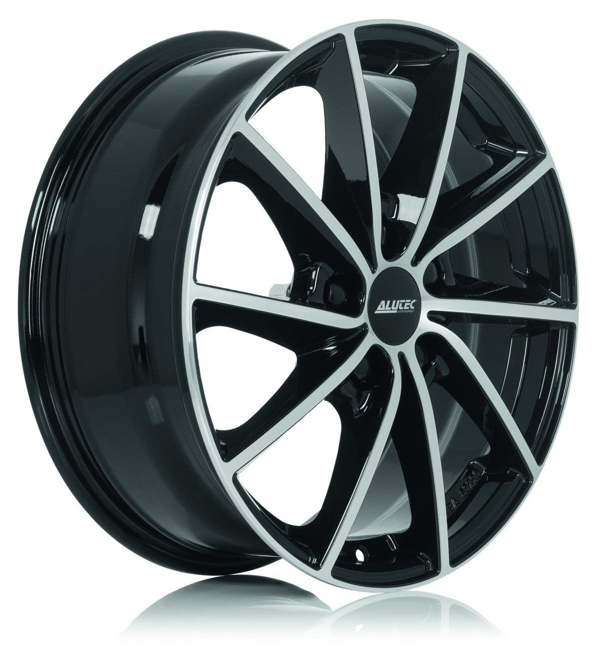 Alutec Singa diamant-schwarz frontpoliert 6x16 ET23 - LK4/108 ML65.1