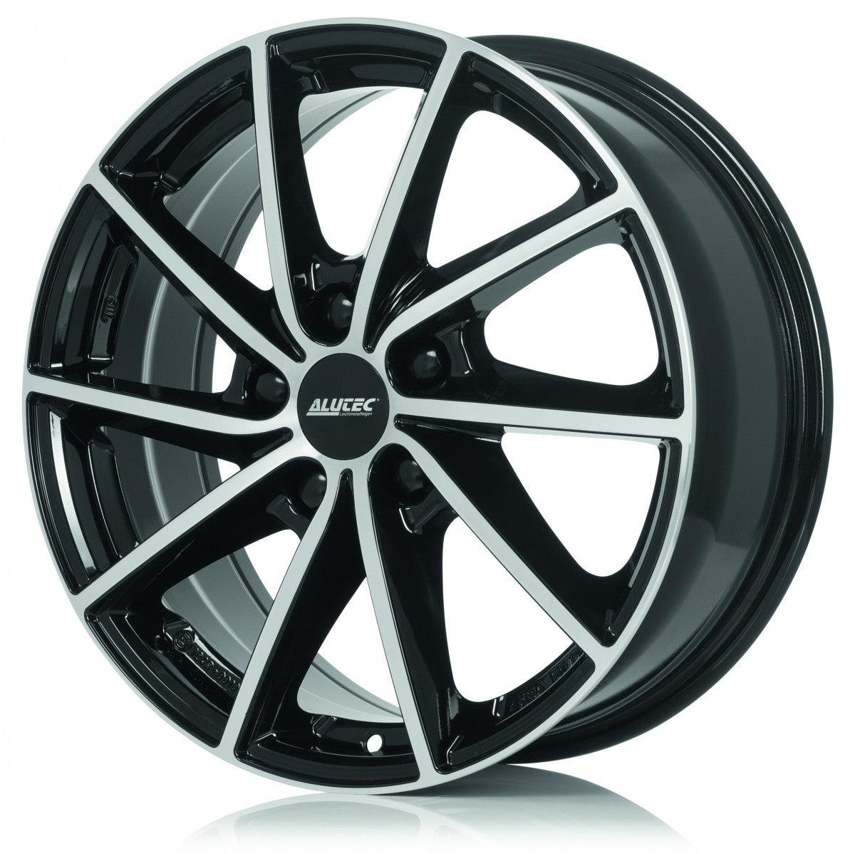 Alutec Singa diamant-schwarz frontpoliert 6x16 ET23 - LK4/108 ML65.1