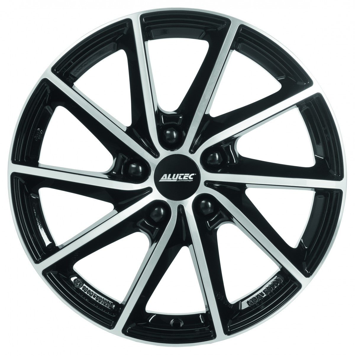 Alutec Singa diamant-schwarz frontpoliert 6x15 ET40 - LK4/100 ML60.1