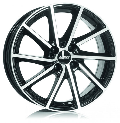 Alutec Singa diamant-schwarz frontpoliert 6x15 ET40 - LK4/100 ML60.1