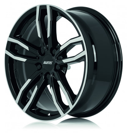 Alutec Drive diamant-schwarz frontpoliert Alufelge 7.5x17 Zoll ET52 LK 5x112 ML66.5