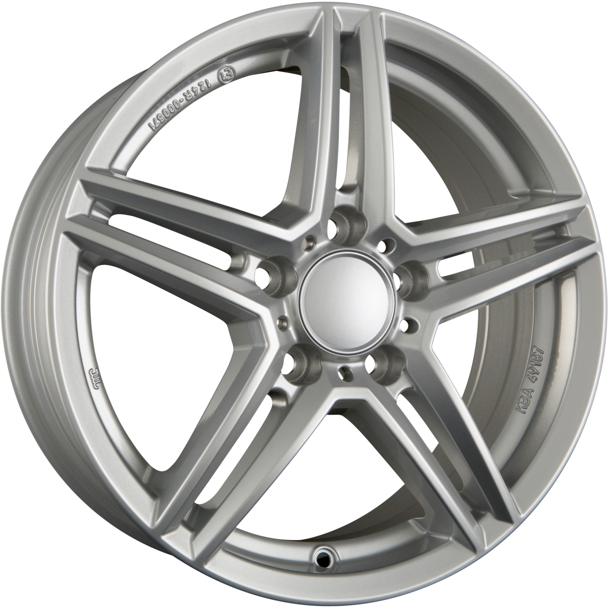 Rial M10X Polar-Silber Alufelge 8.5x20 Zoll ET29 LK 5x112 ML66.6 – Bild 2