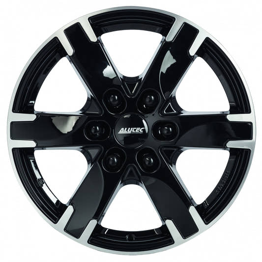 Alutec Titan diamant-schwarz frontpoliert 7x16 ET55 - LK6/130 ML84.1