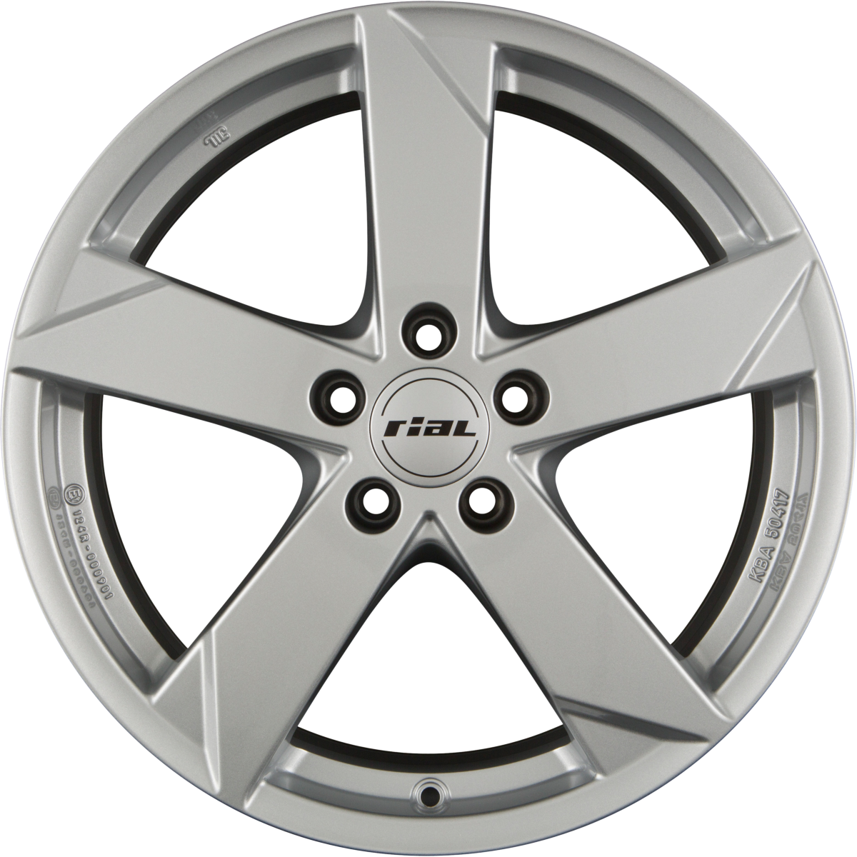 Rial Kodiak Polar-Silber Alufelge 7.5x18 Zoll ET55 LK 5x114.3 ML67.1