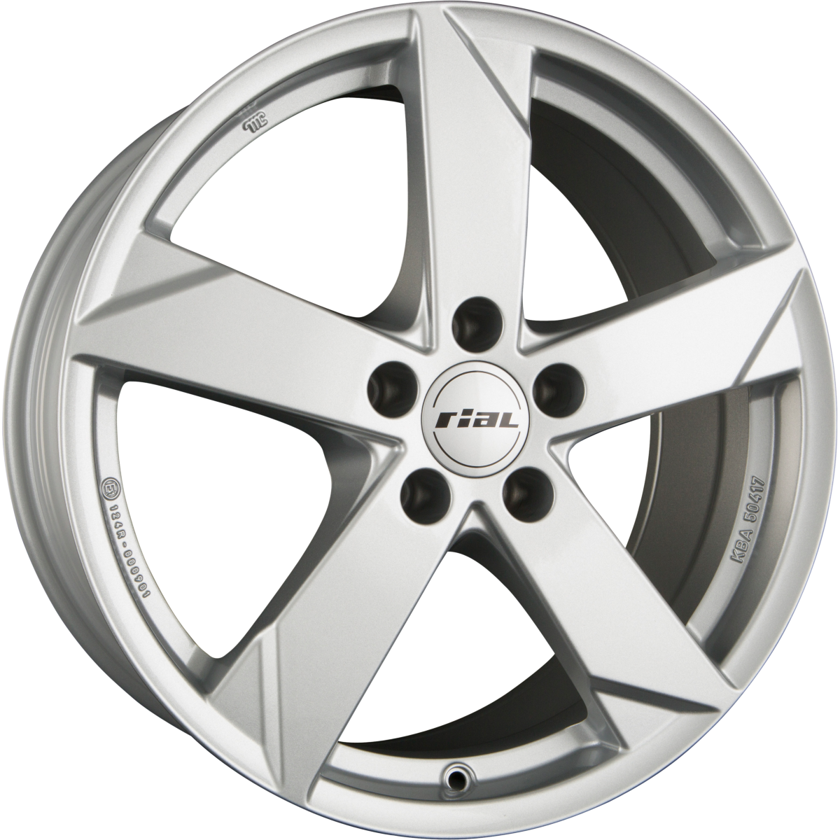 Rial Kodiak Polar-Silber Alufelge 7.5x18 Zoll ET55 LK 5x114.3 ML67.1 – Bild 2