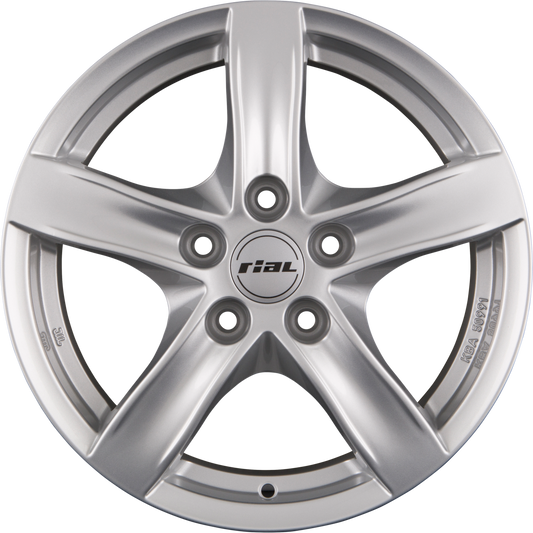 Rial Arktis Polar-Silber Alufelge 7.5x17 Zoll ET40 LK 5x105 ML56.6