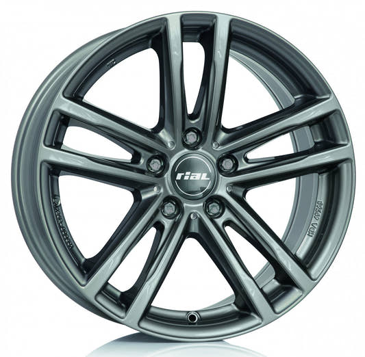 Rial X10 metal-grey Alufelge 7.5x17 Zoll ET37 LK 5x120 ML72.6 – Bild 2