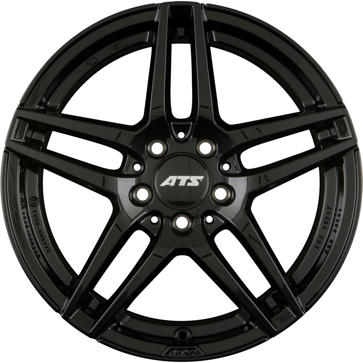 ATS Mizar Diamant-Schwarz Alufelge 8x19 Zoll ET48 LK 5x112 ML66.6
