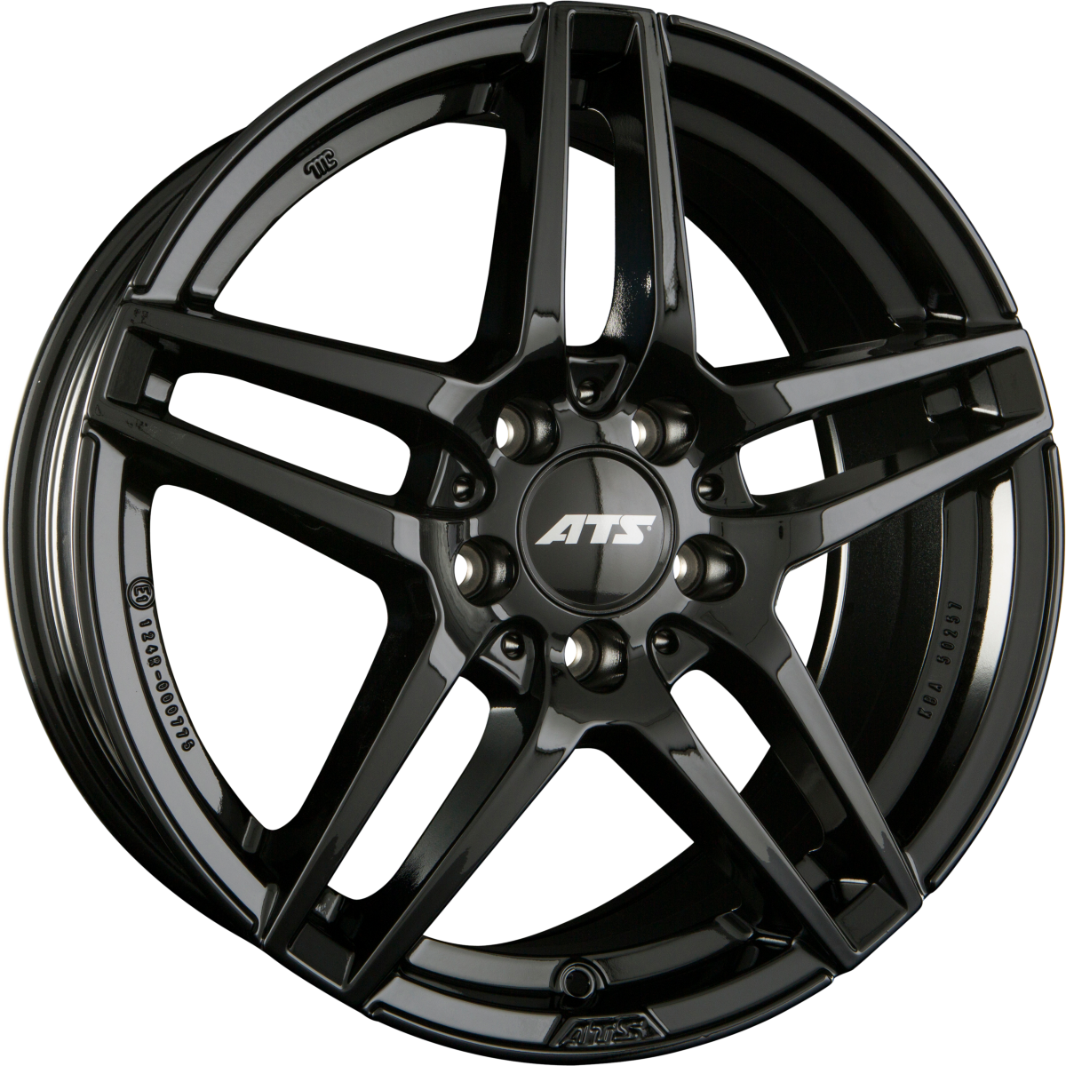 ATS Mizar Diamant-Schwarz Alufelge 8x19 Zoll ET48 LK 5x112 ML66.6 – Bild 2