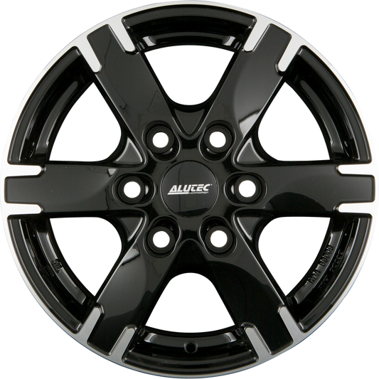 Alutec Titan Diamant-Schwarz Frontpoliert Alufelge 7.5x17 Zoll ET38 LK 6x114.3 ML66.1