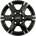 Alutec Titan Diamant-Schwarz Frontpoliert Alufelge 7.5x17 Zoll ET38 LK 6x114.3 ML66.1