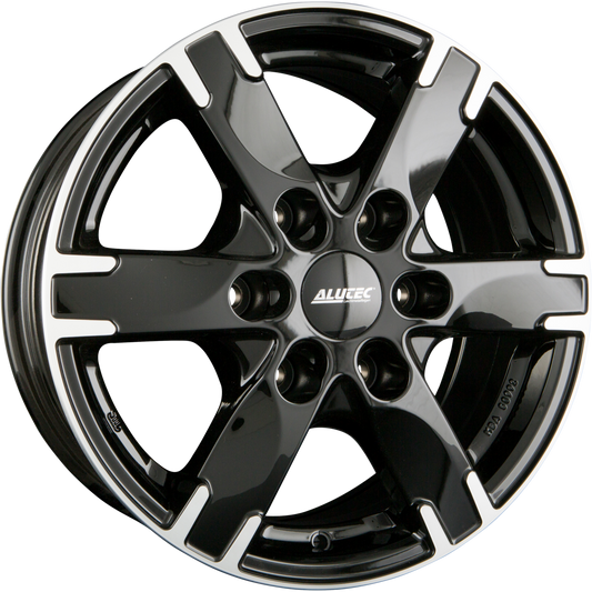 Alutec Titan Diamant-Schwarz Frontpoliert Alufelge 7.5x17 Zoll ET38 LK 6x114.3 ML66.1 – Bild 2