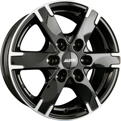 Alutec Titan Diamant-Schwarz Frontpoliert Alufelge 7.5x17 Zoll ET38 LK 6x114.3 ML66.1 – Bild 2