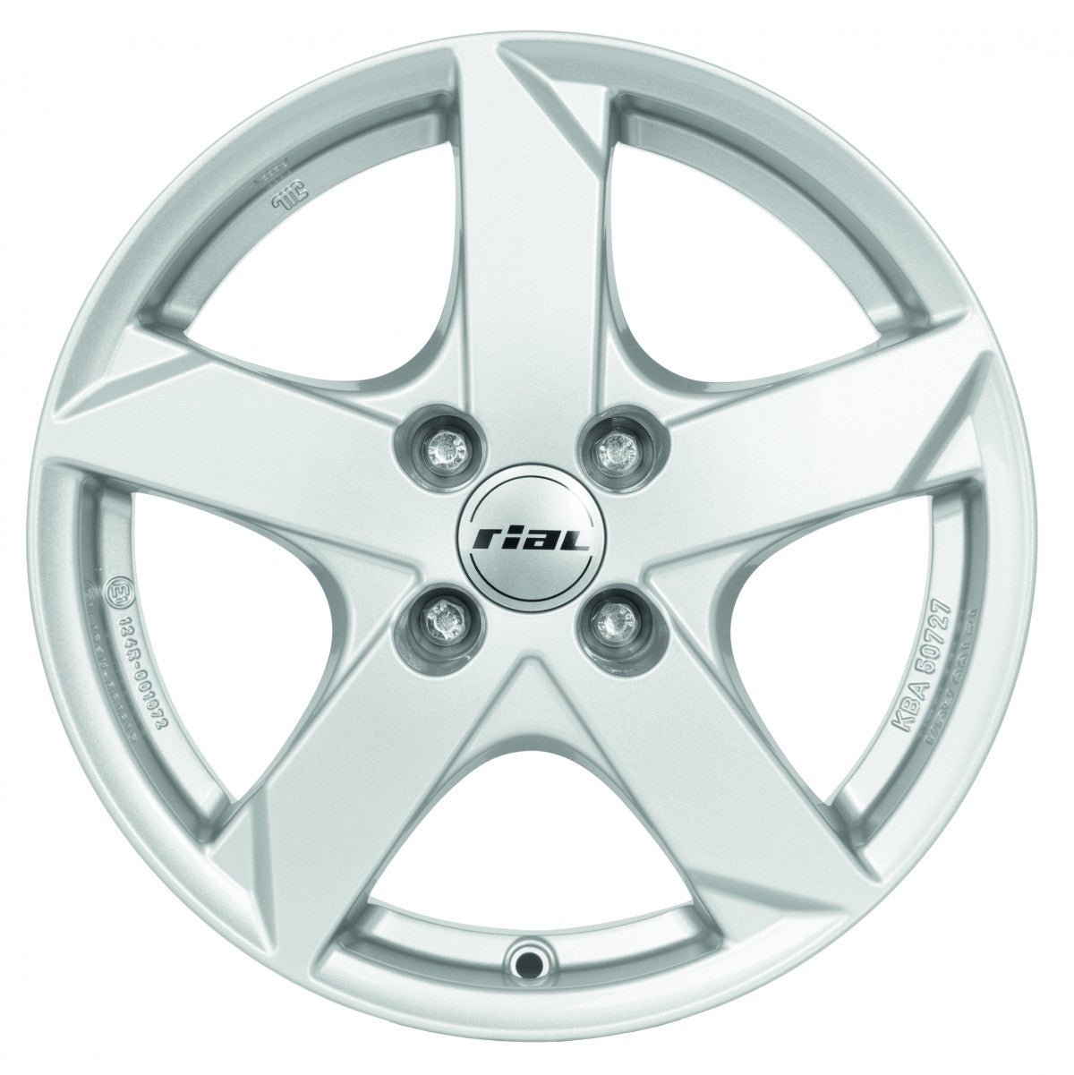 Rial Kodiak polar-silber Alufelge 5.5x14 Zoll ET47 LK 4x100 ML54.1 – Bild 4