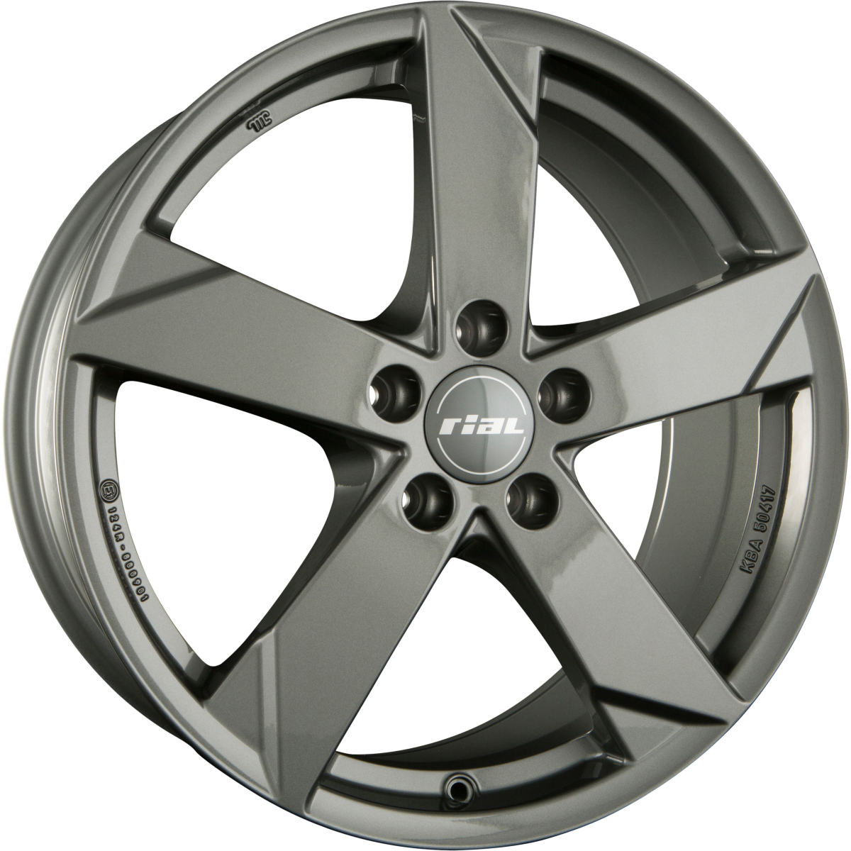 Rial Kodiak Graphit Alufelge 5.5x14 Zoll ET39 LK 4x100 ML56.6 – Bild 2
