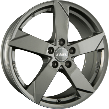 Rial Kodiak Graphit Alufelge 5.5x14 Zoll ET39 LK 4x100 ML56.6 – Bild 2