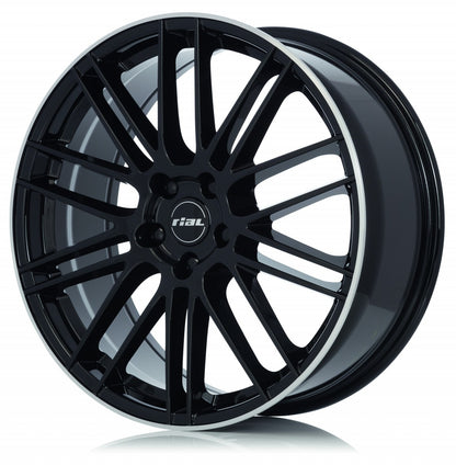 Rial Kibo diamant-schwarz hornpoliert Alufelge 8x18 Zoll ET38 LK 5x105 ML56.6 – Bild 4