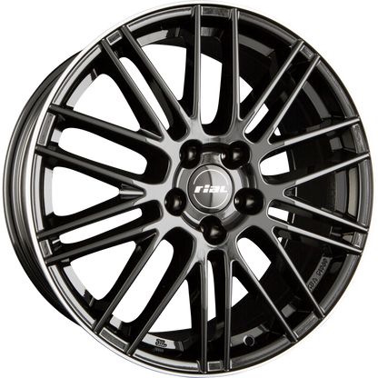 Rial Kibo Diamant-Schwarz Hornpoliert Alufelge 8x19 Zoll ET45 LK 5x108 ML63.4 – Bild 2